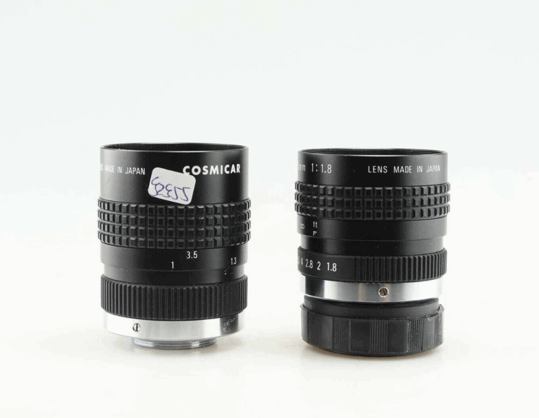 Pentax Cosmicar 25mm f1.8  50mm f1.8 Objektiv Lens  92955+92956 - Image 2