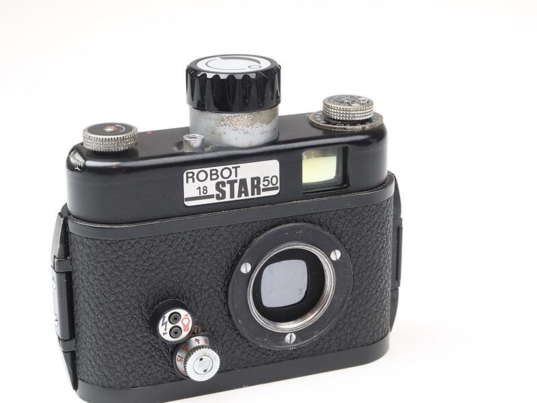 Robot I8 Star 50 Kamera Tele Xenar 75mm f3.8 Objektiv RARE german Police 97699 – Bild 2