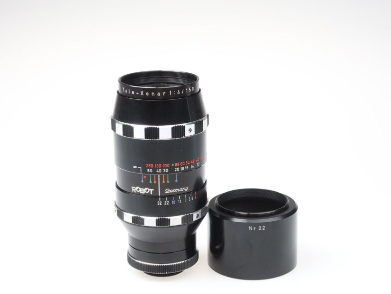 Robot Schneider Kreuznach Tele-Xenar 150mm f4 Objektiv lens 97863 - Image 1