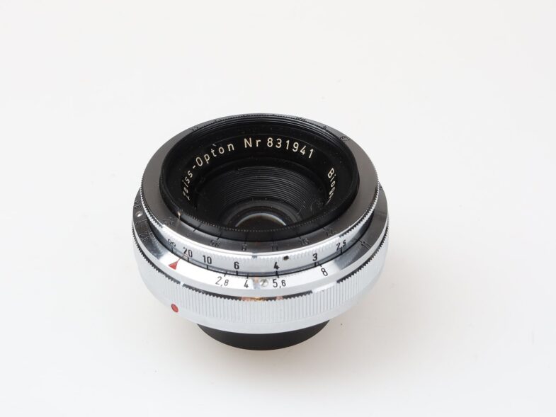 Zeiss Opton Biogon 35mm f2.8 red T Objektiv Lens Contax mount 97779 near mint – Bild 2