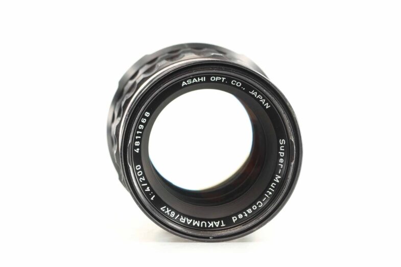 Asahi Super Multi Coated Takumar 6x7 4 200 mm Objektiv Lens 91650 – Bild 5