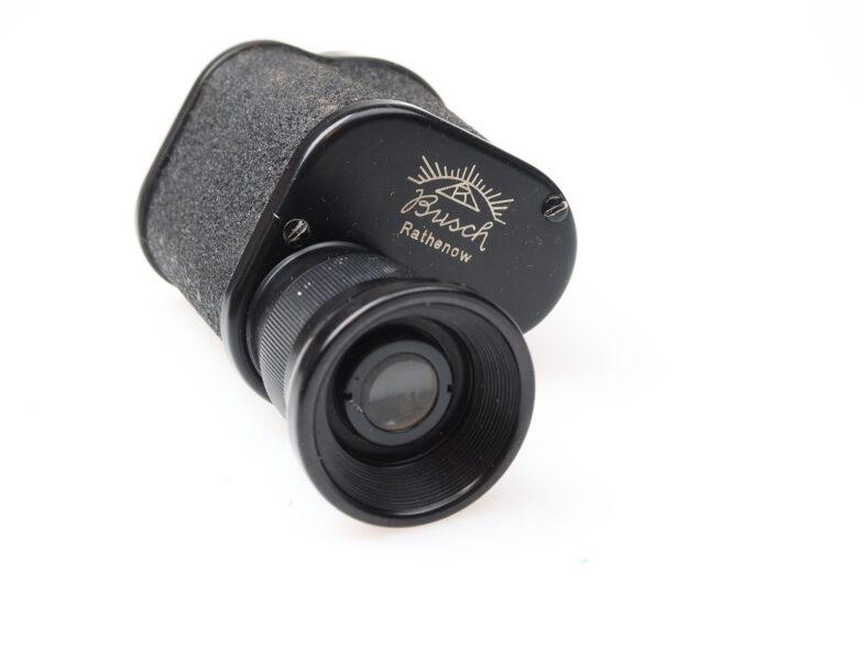 Busch Rathenow 6x30 Monokular  Strichplatte 1942 swedisch Armee  Fernglas 98286 – Bild 5