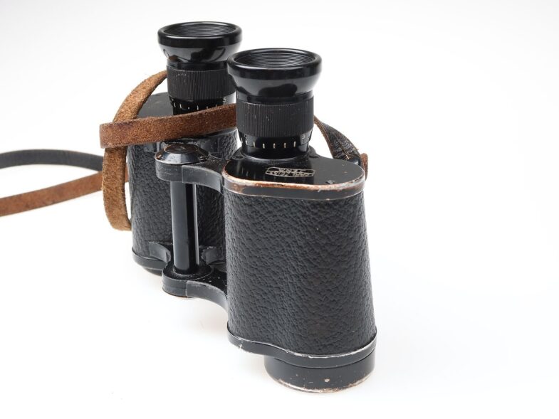Carl Zeiss Jena Dienstglas 6x30 H/6400 Strichplatte Fernglas binoculars 98308 - Image 4