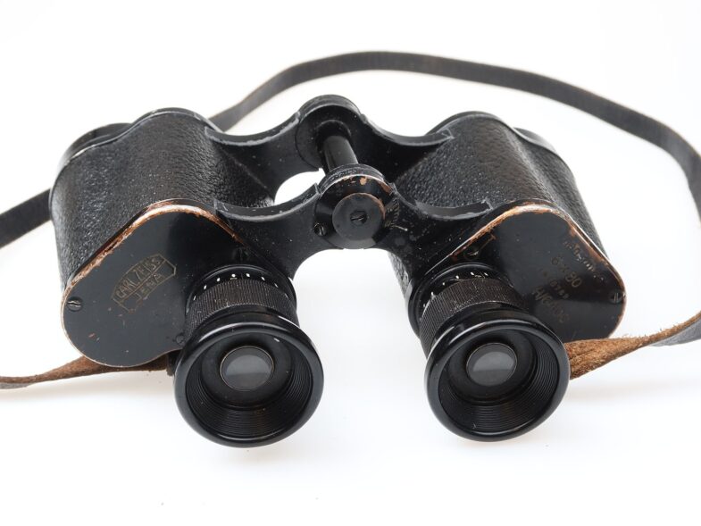 Carl Zeiss Jena Dienstglas 6x30 H/6400 Strichplatte Fernglas binoculars 98308 - Image 8