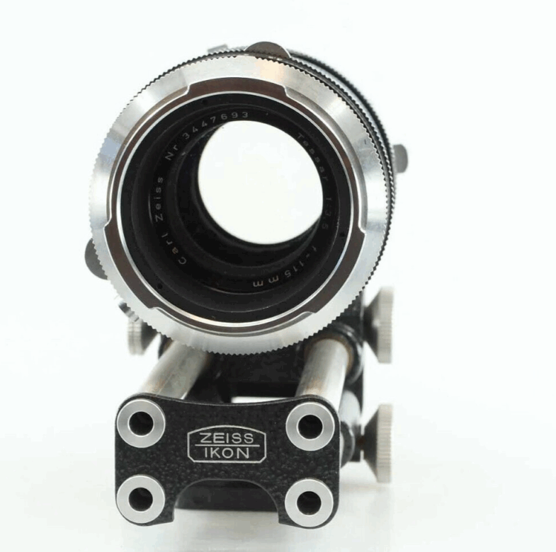 Carl Zeiss Tessar  115 Marcro Set mit Balgengerät Contarex Anschluss Mount 93044 – Bild 5