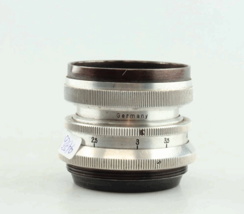 Carl Zeiss Tessar  50 mm Alu Objektiv Lens M42 Anschluss 93976 seltene Bauweise – Bild 3