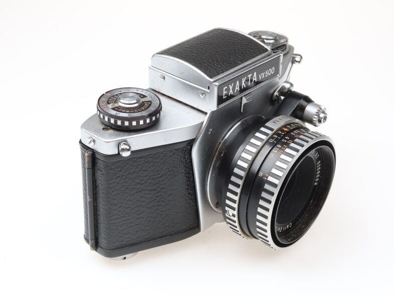 Exakta VX 500 Kamera Camera Carl Zeiss Tessar 50mm f2.8 Objektiv lens  98299 – Bild 2