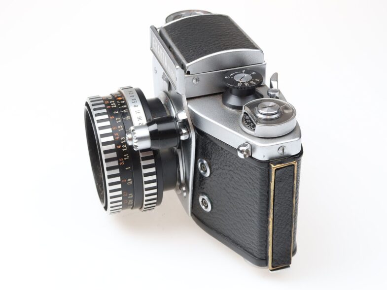 Exakta VX 500 Kamera Camera Carl Zeiss Tessar 50mm f2.8 Objektiv lens  98299 – Bild 3