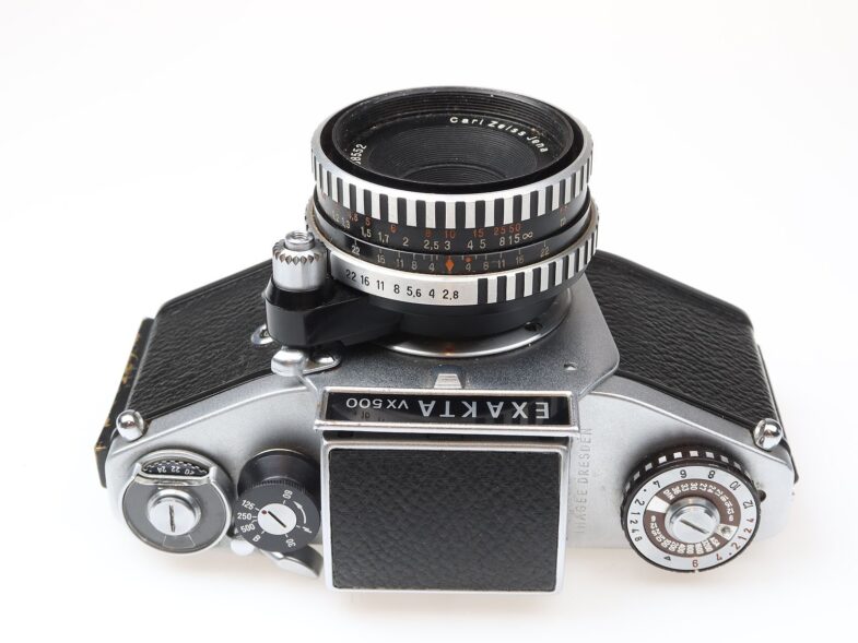 Exakta VX 500 Kamera Camera Carl Zeiss Tessar 50mm f2.8 Objektiv lens  98299 – Bild 5