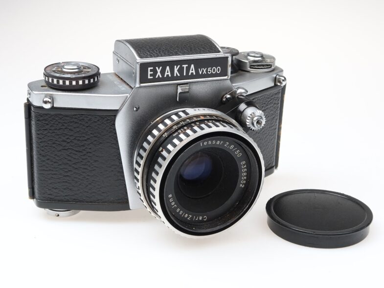 Exakta VX 500 Kamera Camera Carl Zeiss Tessar 50mm f2.8 Objektiv lens  98299 - Image 1