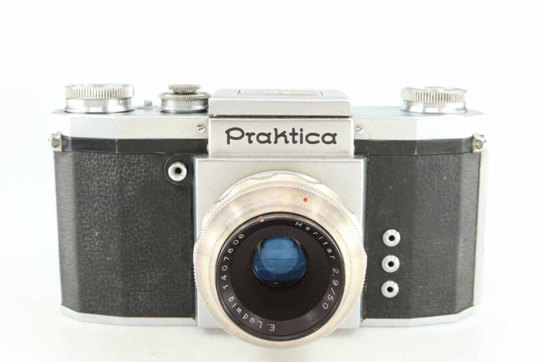 KW Praktica mit E. Ludwig Meritar 2,9 50 mm 88950 – Bild 2