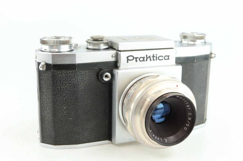 KW Praktica mit E. Ludwig Meritar 2,9 50 mm 88950 – Bild 3