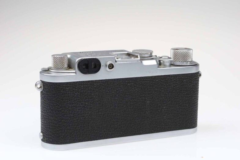 Leica III F black dial Kamera mit Elmar 50mm f3.5 red scale Objektiv Leitz 95653 – Bild 3