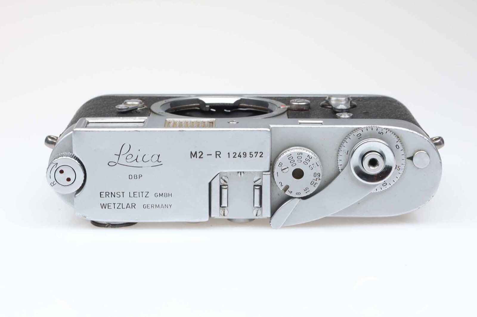 Leica-M2-R-chrome-Kamera-Camera-RARE-Schnelllade-System-Leitz-95388-365514516667 Leica M2-R chrome Kamera Camera RARE Schnelllade System Leitz 95388 – Bild 1