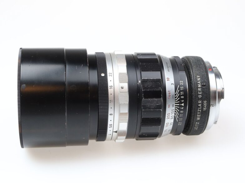 Leica Telyt 200mm f4 Objektiv lens 16466 OUBIO Adapter Leitz 97828 - Image 3