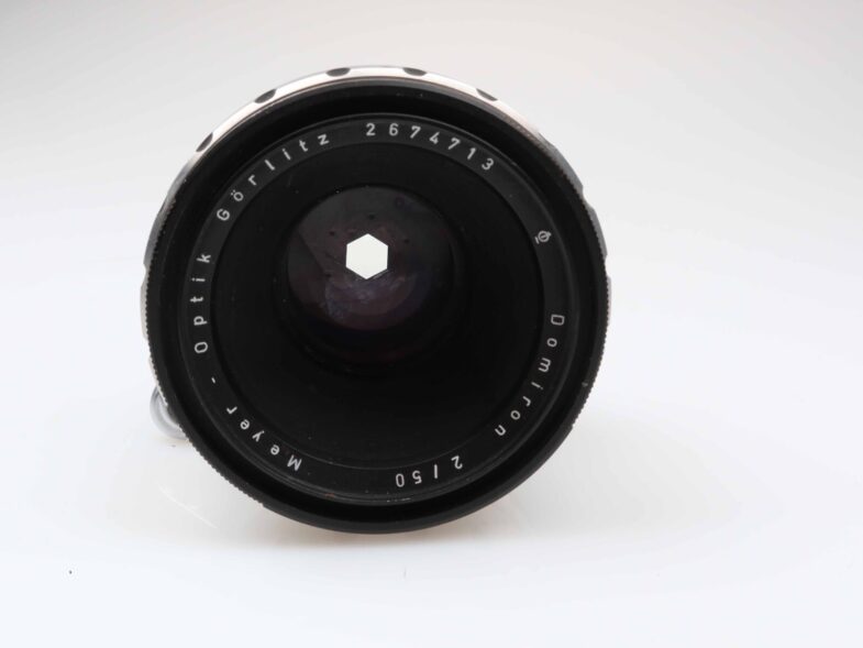 Meyer Optik Görlitz Domiron 50mm f2 Objektiv lens EXA Exakta Anschluss 97000 - Image 4
