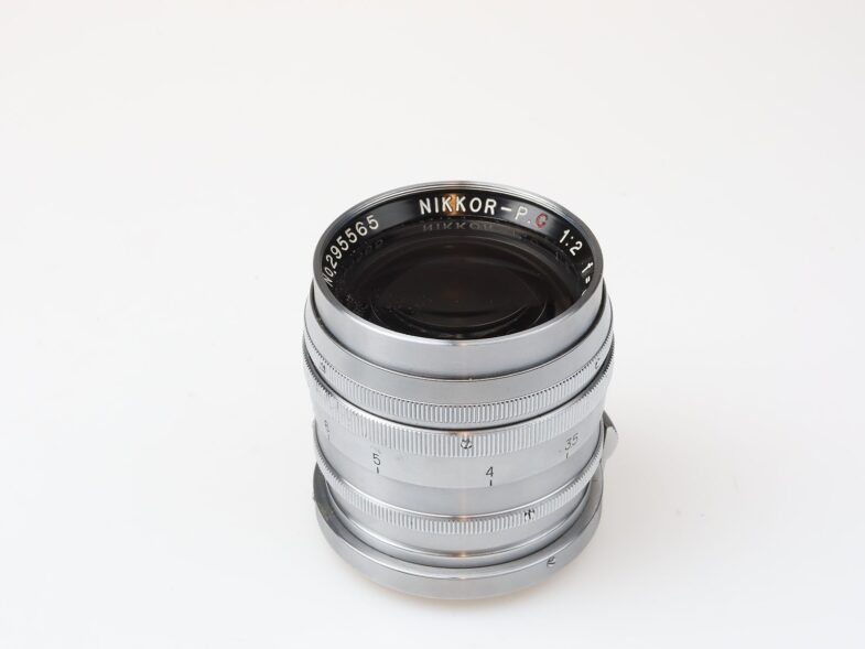 Nikon Nikkor PC 85mm f2 Objektiv Nippon Kogaku Japan rangefinder 97755 near mint – Bild 2