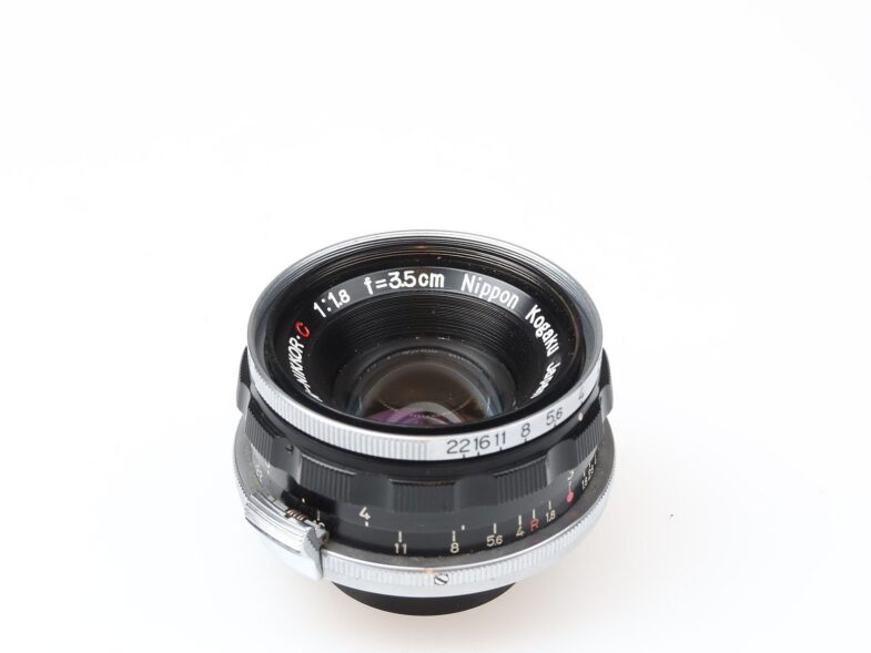 Nikon W-Nikkor C 35mm f1.8 Objektiv Nippon Japan rangefinder 97754 near mint RARE – Bild 2