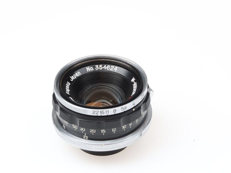 Nikon W-Nikkor C 35mm f1.8 Objektiv Nippon Japan rangefinder 97754 near mint RARE – Bild 4