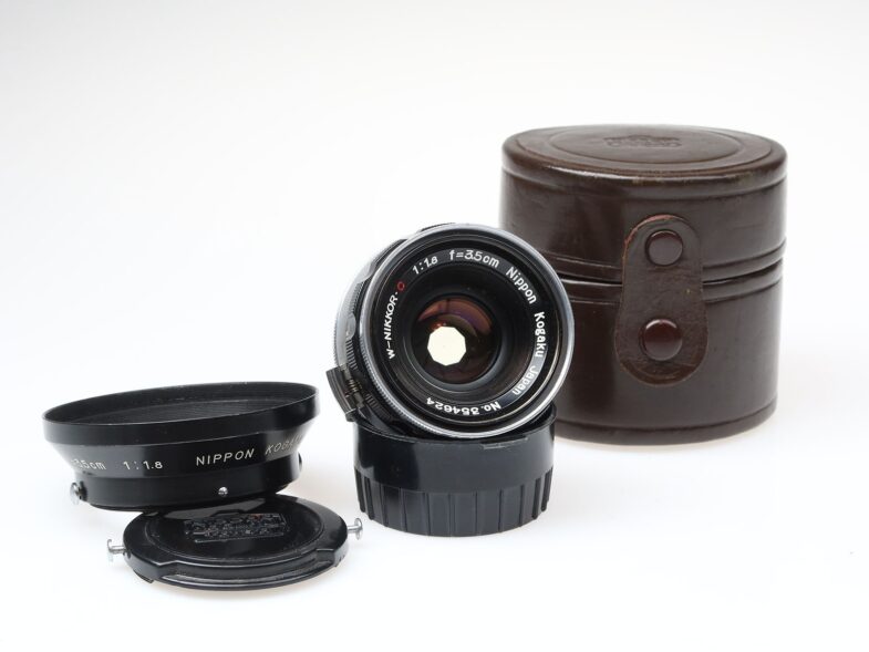 Nikon W-Nikkor C 35mm f1.8 lens Nippon Japan rangefinder near mint RARE 97754 - Image 1