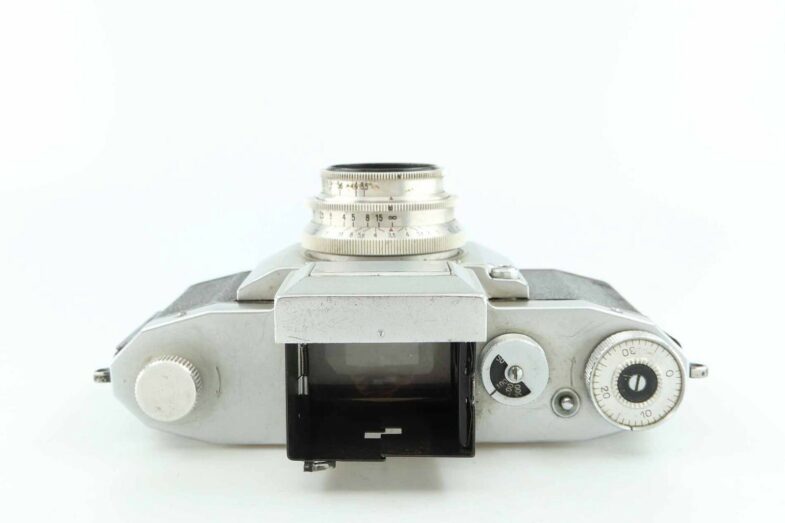 Praktiflex mit Carl Zeiss Tessar 3,5 5 cm red T   86919 - Image 5