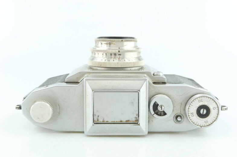 Praktiflex mit Carl Zeiss Tessar 3,5 5 cm red T   86919 - Image 6