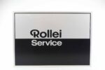 Rollei Service Schild Tafel Sign Plaque Aluminium Rolleiflex 21x30cm 90557