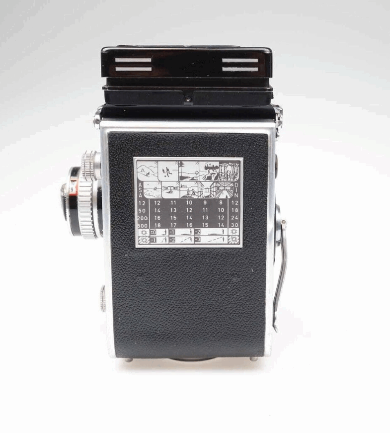 Rolleiflex T Kamera camera Zeiss Tessar 75mm f3.5 Objektiv lens Rollei 96022 – Bild 3