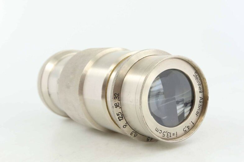 Steinheil Aktinar 4,5 13,5 cm Leica M39 sehr selten very rare 90286 – Bild 5