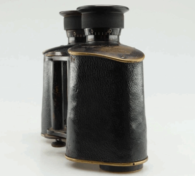 Carl Zeiss D.M.F. Feldstecher 12x Fernglas bent sholders early number 2765 94668 – Bild 5