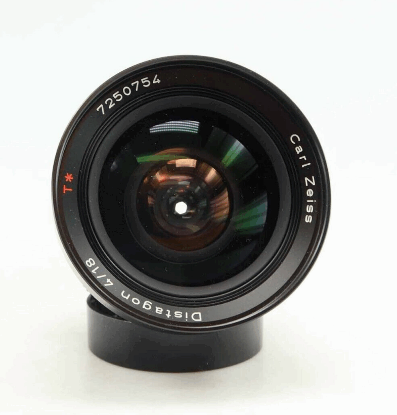 Carl Zeiss Distagon 18mm f4 Red T* Objektiv Contax C/Y Anschluss 95237 near mint - Image 5