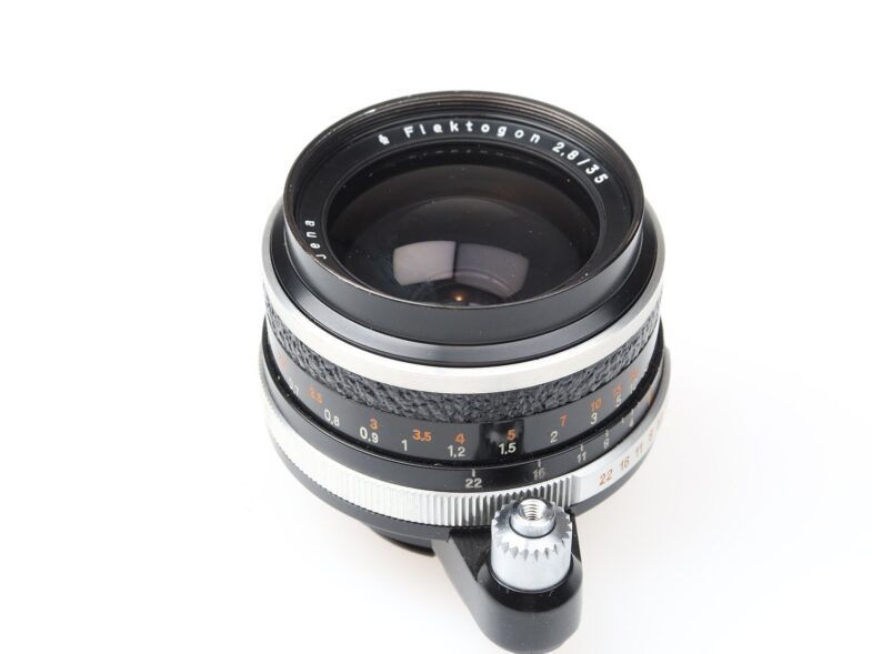 Carl Zeiss Flektogon 35mm f2.8 Objektiv lens Exa Anschluss mount 97880 near mint - Image 2