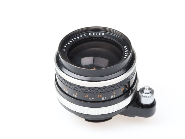 Carl Zeiss Flektogon 35mm f2.8 Objektiv lens Exa Anschluss mount 97880 near mint - Image 5