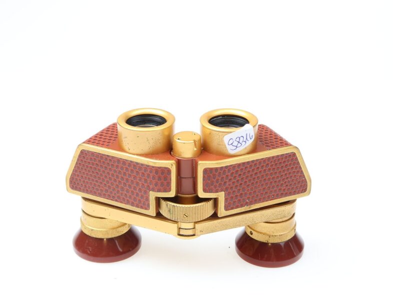 Carl Zeiss Jena Theatis 3,5x15 Q1 Luxus gold Fernglas binoculars 98316 – Bild 2