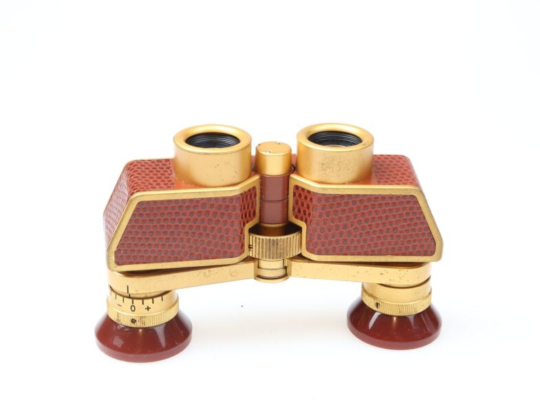 Carl Zeiss Jena Theatis 3,5x15 Q1 Luxus gold Fernglas binoculars 98316 – Bild 4
