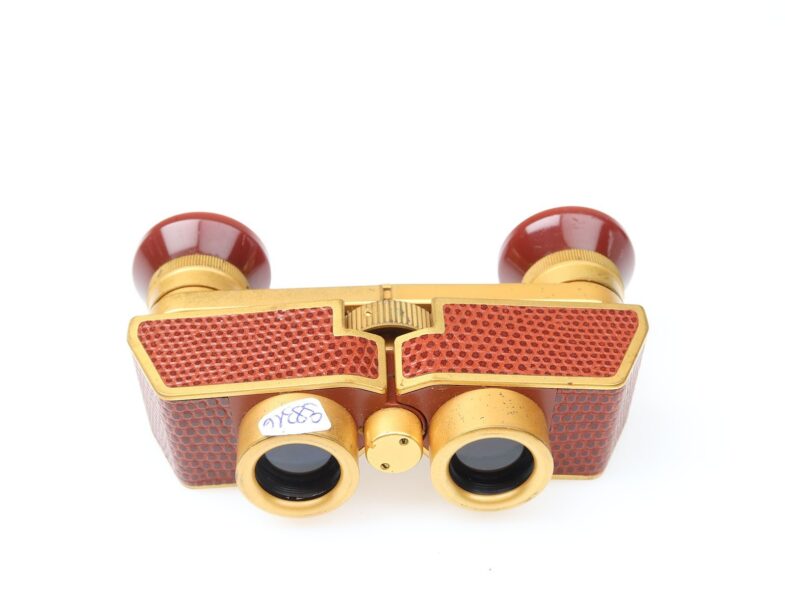 Carl Zeiss Jena Theatis 3,5x15 Q1 Luxus gold Fernglas binoculars 98316 – Bild 6