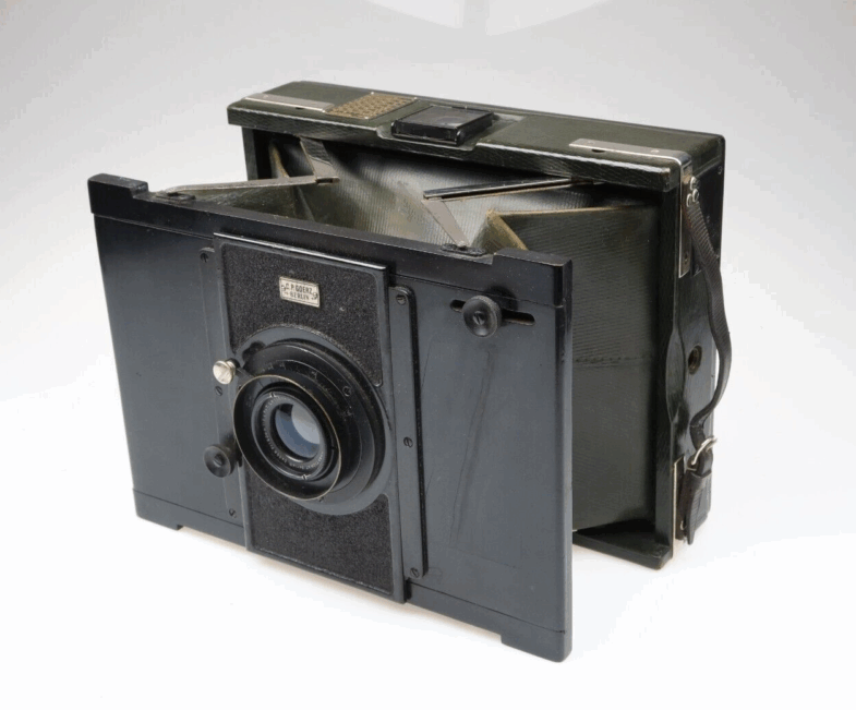 Goerz Anschütz Spreizenkamera grün Dagor 180mm f6.8 94011 extrem RARE – Bild 2