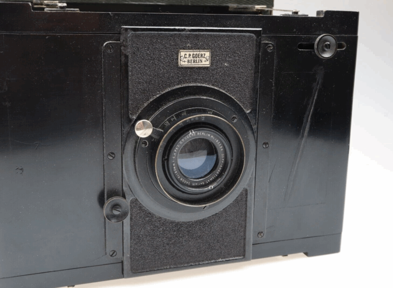 Goerz Anschütz Spreizenkamera grün Dagor 180mm f6.8 94011 extrem RARE – Bild 5