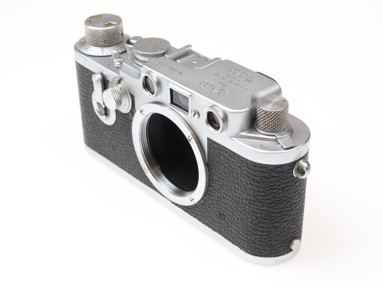 Leica  III F  IIIF Selftimer black dial Kamera Camera  Leitz 98302 – Bild 3