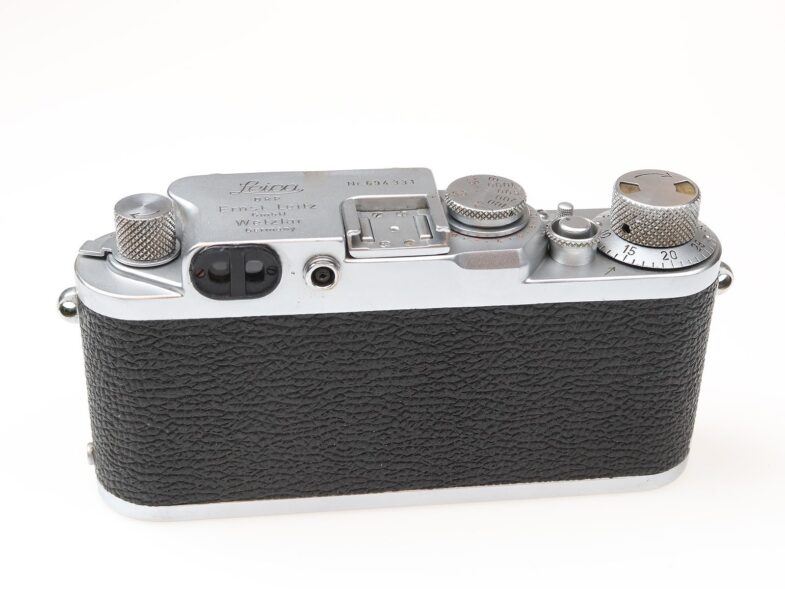 Leica  III F  IIIF Selftimer black dial Kamera Camera  Leitz 98302 – Bild 4