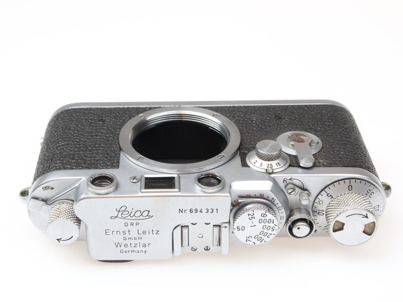 Leica  III F  IIIF Selftimer black dial Kamera Camera  Leitz 98302 – Bild 5
