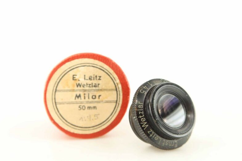 Leitz Wetzlar Milar 50mm 4,5 Mikro Objektiv Lens  89963 – Bild 1