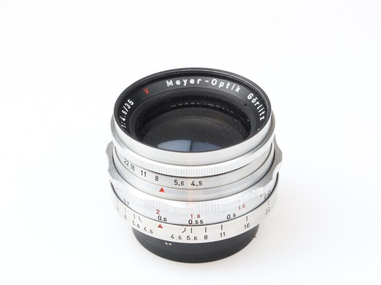Meyer Görlitz Primagon 35mm f4.5 red V Objektiv lens Praktica Anschluss 97881 – Bild 3