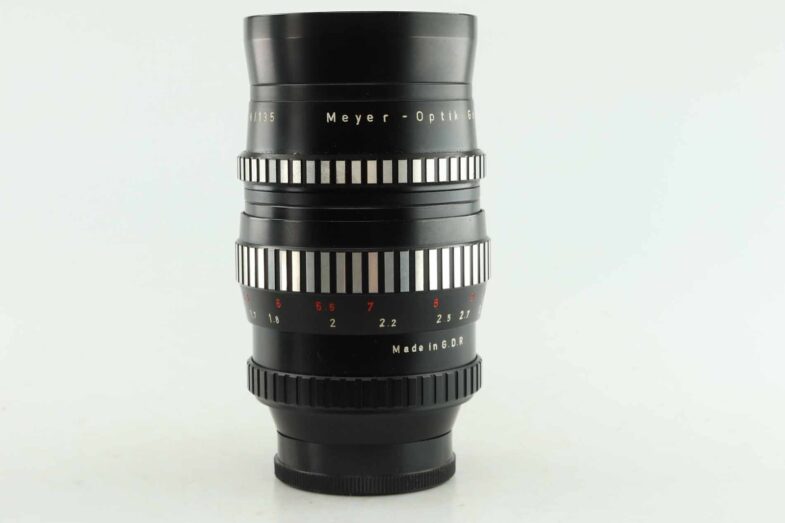 Meyer Optik Orestor 2,8 135 mm 15 Blades Objektiv Lens Exa Anschluss Mount 94000 – Bild 2