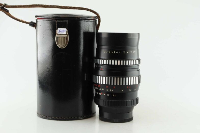 Meyer Optik Orestor 2,8 135 mm 15 Blades Objektiv Lens Exa Anschluss Mount 94000 – Bild 1