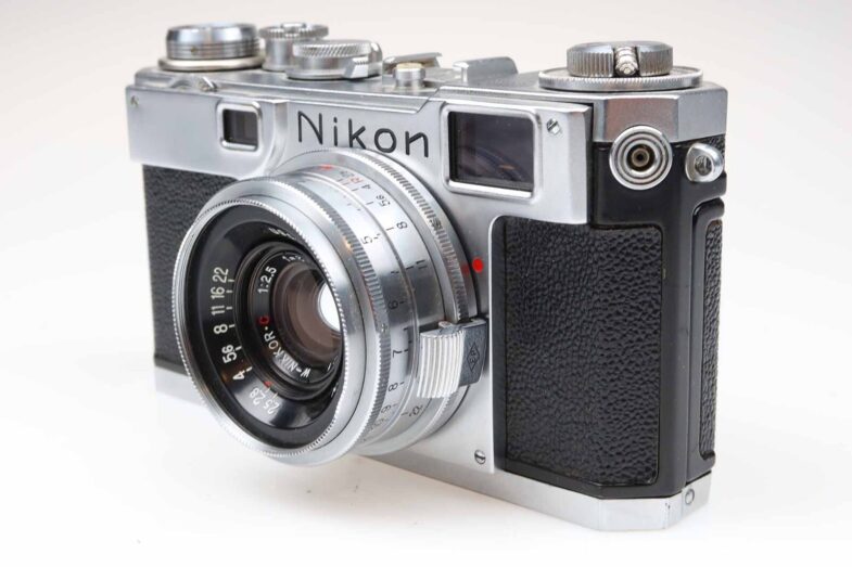 Nikon S2 Rangefinder Kamera Camera  W Nikkor 35mm f2.5 Objektiv lens 96546 - Image 2