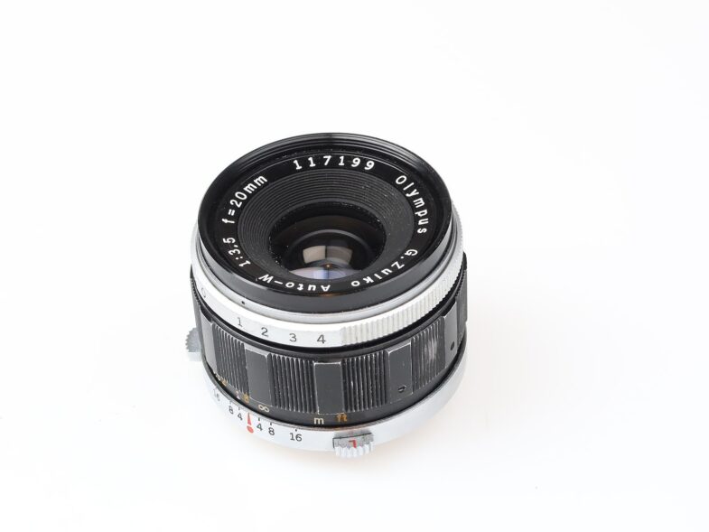 Olympus Pen 20mm f3.5 Auto-W G. Zuiko Objektiv lens 97832 – Bild 4