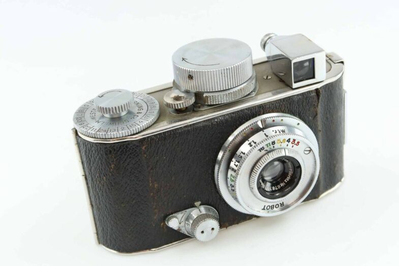 Robot I Kamera Meyer Görlitz Primotar 3cm f3.5 Gegenlichtblende very rare 86585 - Image 10