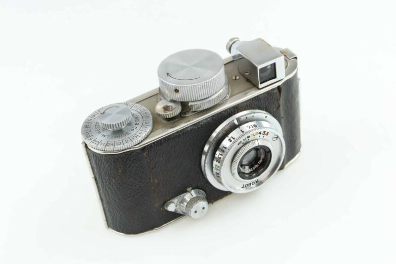 Robot I Kamera Meyer Görlitz Primotar 3cm f3.5 Gegenlichtblende very rare 86585 - Image 11