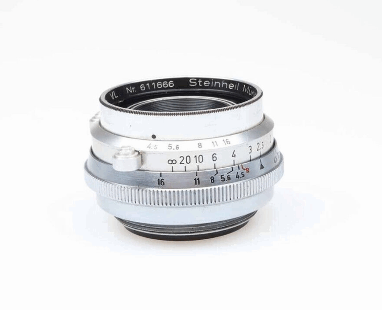 Steinheil Orthostimat 35mm f4.5 VL Objektiv lens Leica M39 Anschluss mount 95812 – Bild 3